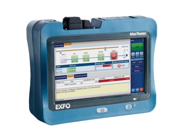MaxTester-730D SM OTDR 1310/1550/1625nm 39/38/39dB, SC/APC, Oi & RF
