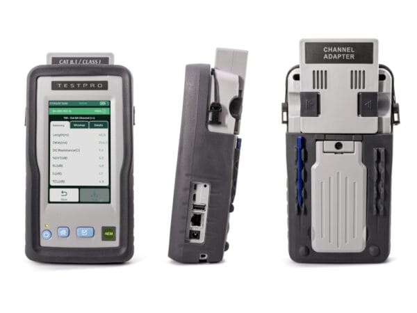 K60E TestPro CV100 Smart Building Test Kit for copper, PoE, muli-gigabit & network testing