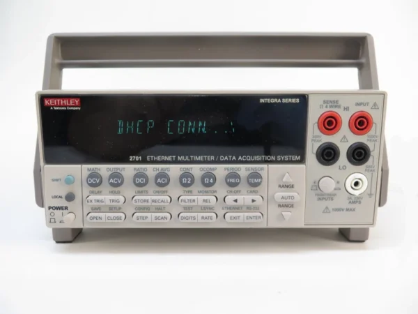 2701 DMM/ Data Acq.and Datalogging Sys w/2 Slots Ethernet/RS232