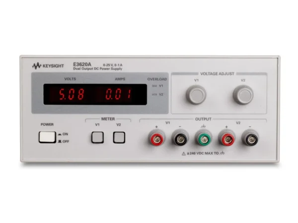 E3620A 50W, 2 x 25V/1A, dual output DC power supply
