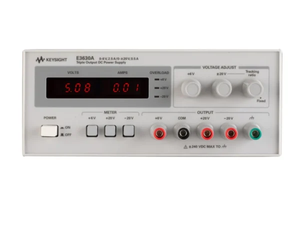 E3630A 35W, 6V/2,5A, +20V/0,5A, -20V/0,5A, triple output DC power supply