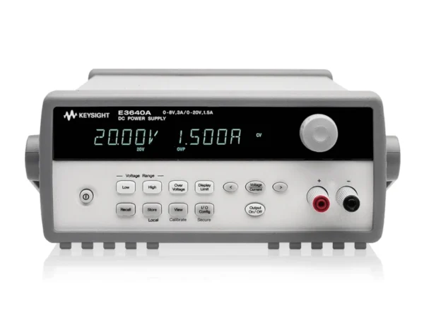 E3640A 30W, 8V/3A or 20V/1,5A, DC power supply