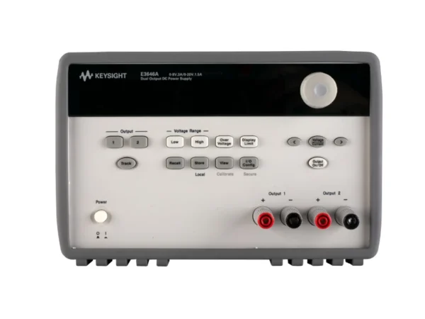 E3646A 60W, 2-8V/3A or 2-20V/1.5A, dual output DC power supply