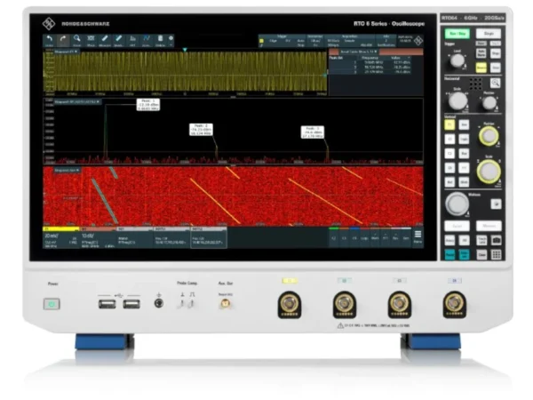 RTO6 Oscilloscope, 600 MHz up to 6 GHz, 4 channels