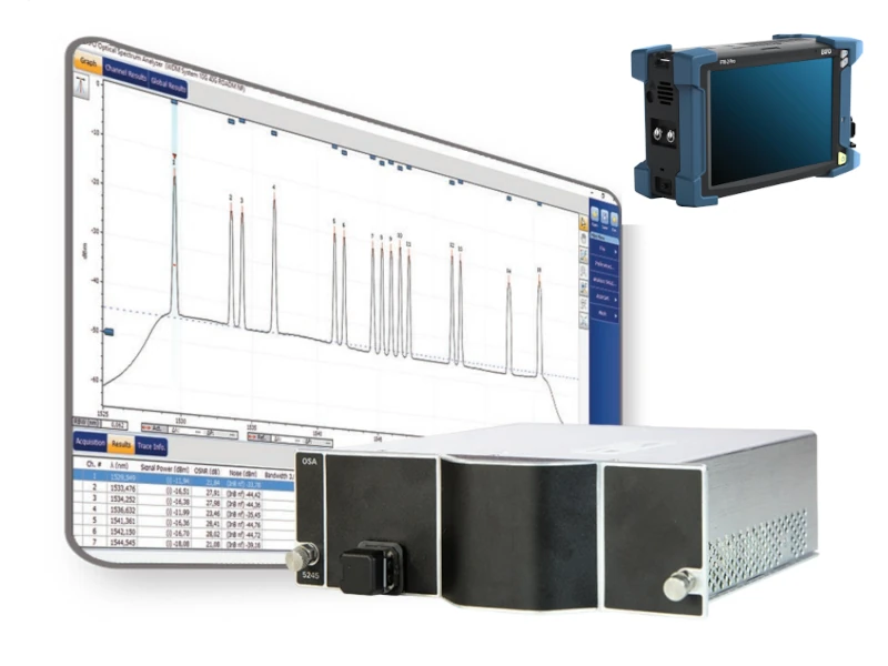 FTB-2-PRO base mainframe with FTBx-5245-P-INB InBand OSA