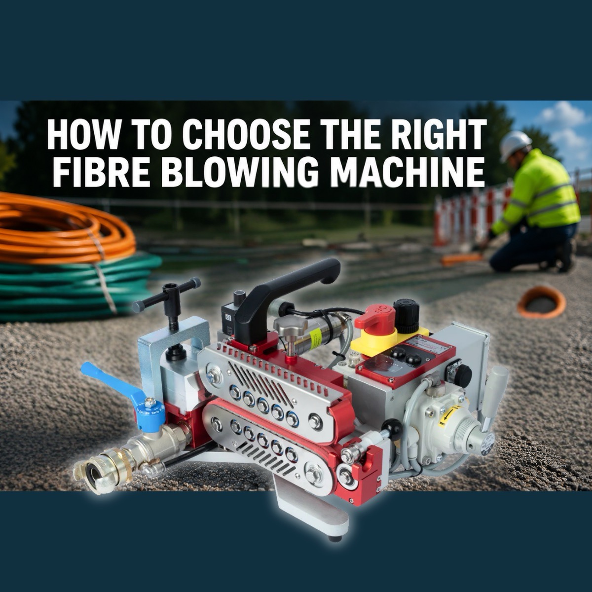 Choisir la bonne fibre blowing machine : un guide pratique du cable jetting