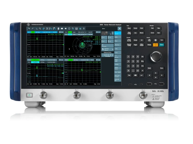 ZNB3004 4-port Vector network analyser, 9kHz – 9GHz, type N (f)
