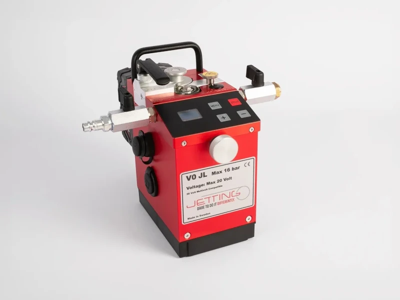 V0 HD Fibre blowing machine for 0,8-6,5mm cable incl. JetLogger magnetic drivewheel