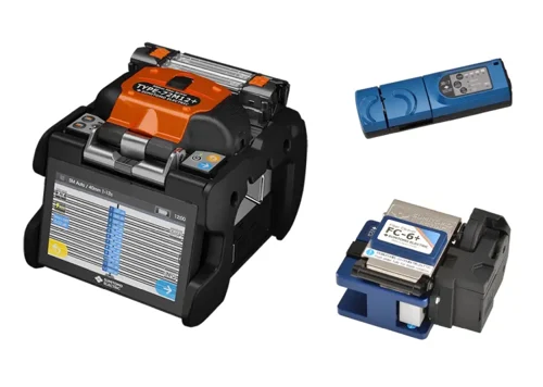 T-72M+ Ribbon Fusion Splicer with FC-6R+ Cleaver